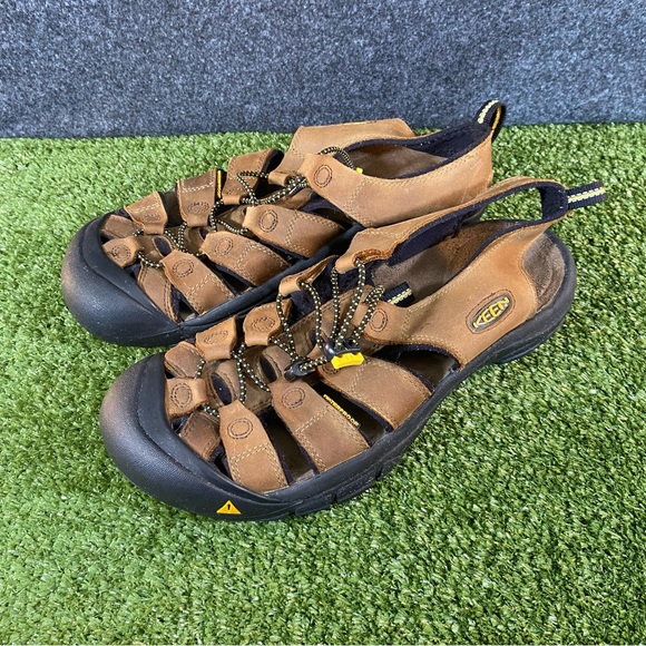 Keen Newport H2 Shoes Mens Size 11 Waterproof Leather Outdoor Hiking Sandals - Picture 2 of 15